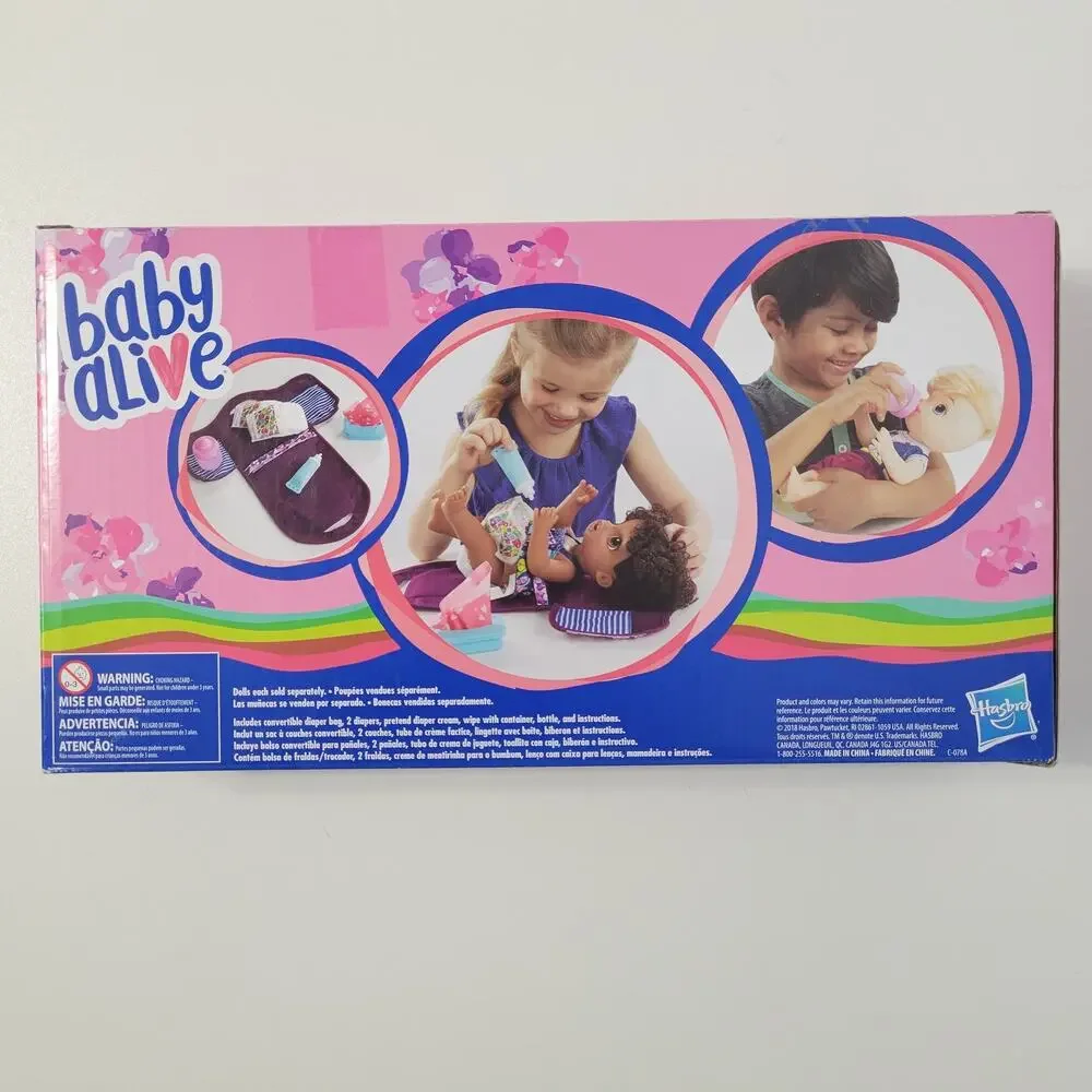 Hasbro Baby Alive Diaper Changing Set Accessory Ages 3+ 2018, New in Box
